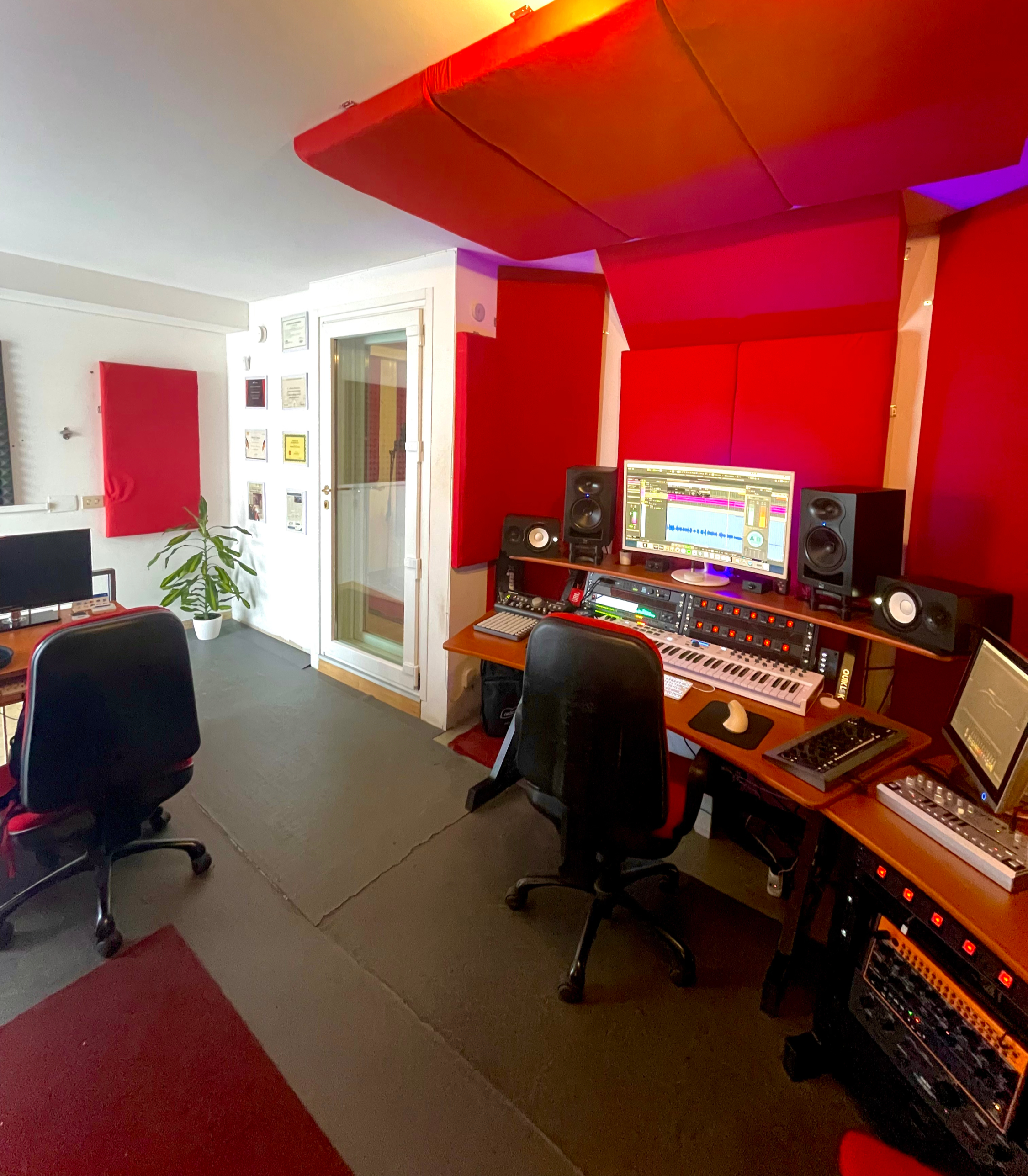 Sala registrazione BZ Studio